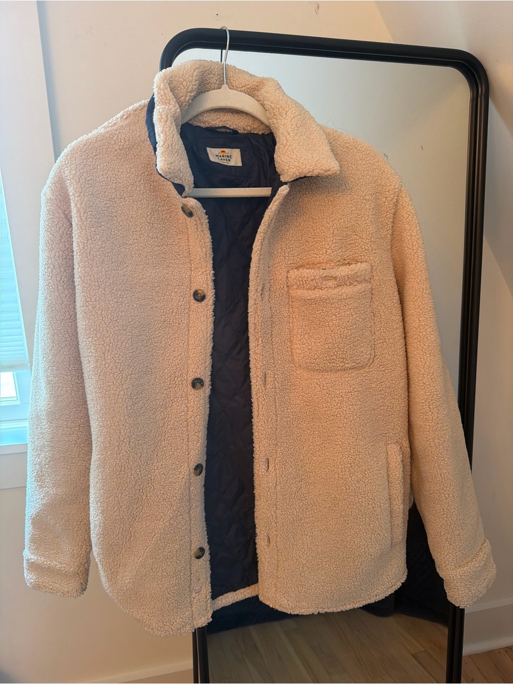 Marine Layer Sherpa Lined Overshirt / Jacket (excellent condition, barely worn)